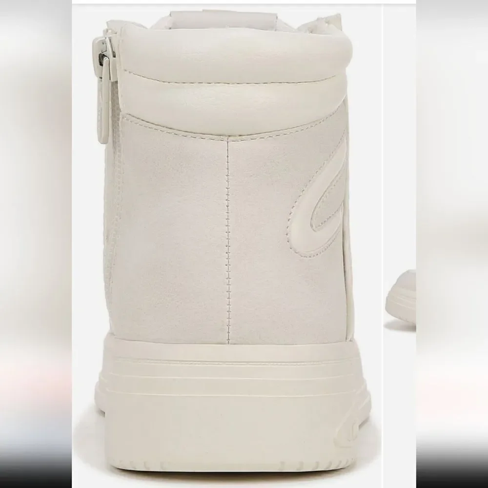 Cream High-Top Sneakers